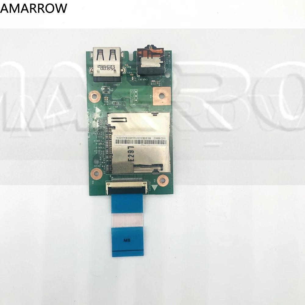Scheda Cardreader Originale Con Cavo Per Lenovo B580 B590 V580 Audio Audio Scheda Usb 48.4Te03.011 48.4Te10.011 48.4Te11.011
