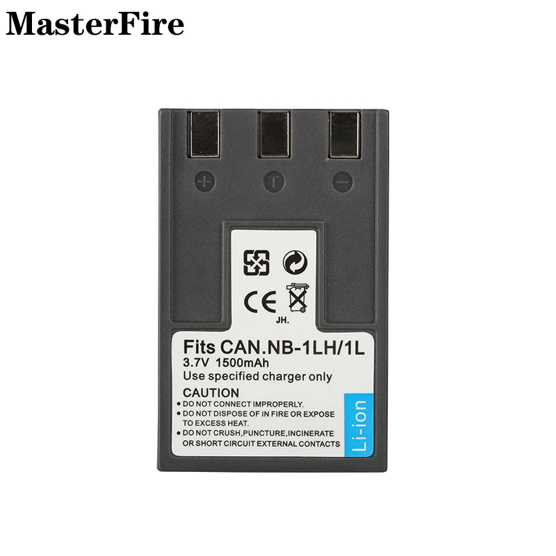 Batteria Ricaricabile Agli Ioni Di Litio 3.7V 1500Mah Nb-1Lh Nb1Lh Nb-1L Per Batterie Canon Ixus 320 330 430 500 Powershot S100 S230 S300