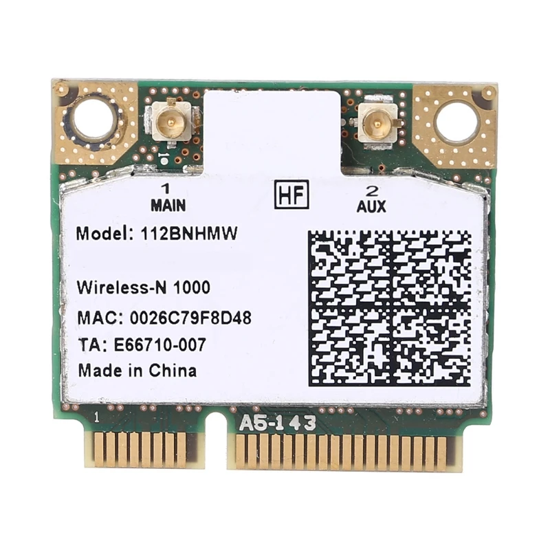 Per Centrino Wireless-N 1000 Wifi Link1000 112Bnhmw 300Mbps Scheda Wireless Pci-E