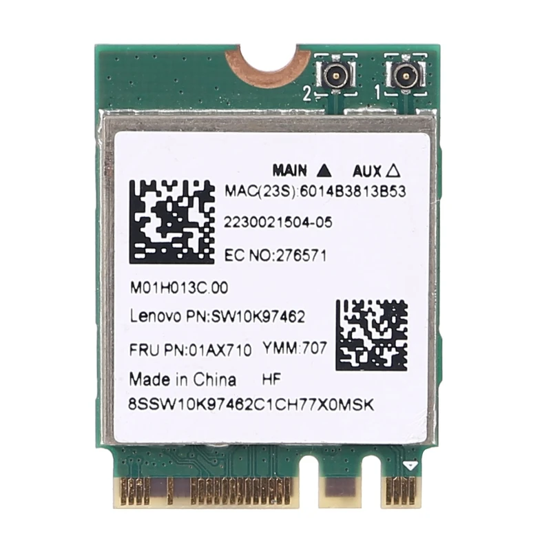 Rtl8821Ce Fru 01Ax710 Wifi Bluetooth 4.2 Wireless Card 2.4G 5.8G Dual Band Per Pc Portatile E470 E470C