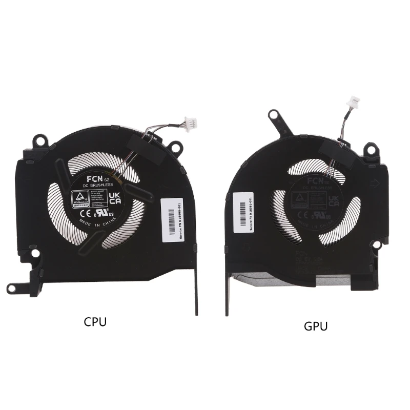 2023 Nuova Ventola Cpu Gpu Dc5V 0.5A Ventole Di Raffreddamento Per Omen Pro Tpn-Q280 16-K 16-N Notebook Cpu Cooler Ventole Del Radiatore Dissipatore D