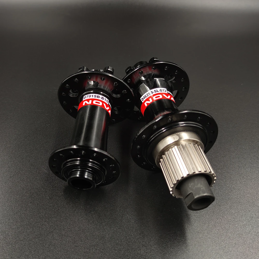 Boost Hub 6 Bulloni Novatec D791Sb-B15 D462Sb-Sl-B12 6 Vite Perno Passante Anteriore 110X15 Posteriore 148X12 Mozzo Libero In Acciaio Hg Xd Ms Microsl