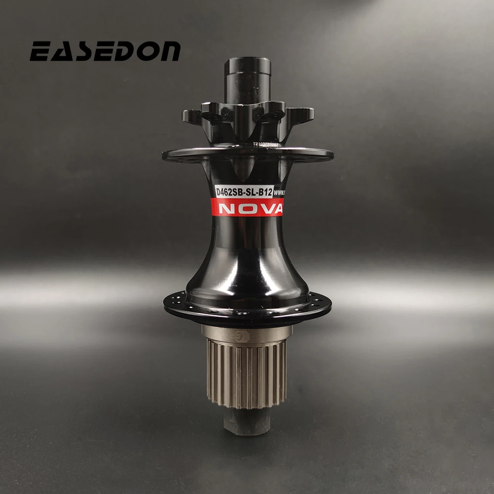 Boost Novatec D462Sb-Sl-B12 6 Bulloni Disco Per Bicicletta Mozzo Posteriore Ta Thru Axle 148X12Mm Corpo Cassetta Acciaio Hg Xd Ms Microspline Freehub