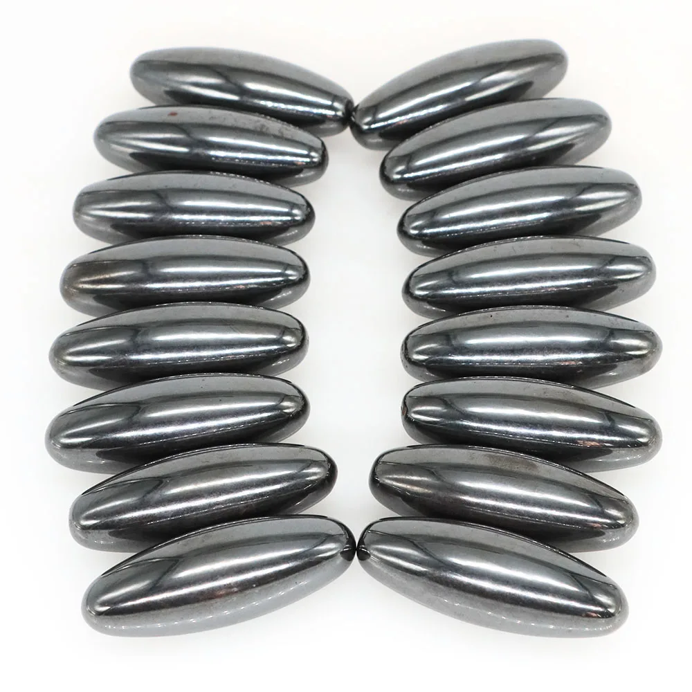 Black Lodestone Magnetite Pietre Burattate Perline Magnetiche Ovali Reiki Crystal Healing Energy Gemstone Natural Magnetic Hematite Decor