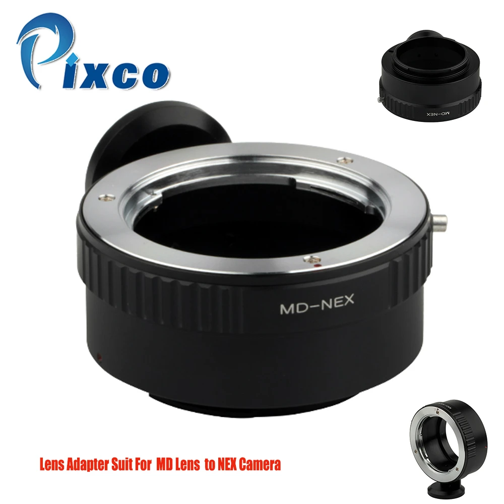 Pixco Adattatore Per Obiettivo Treppiede Per Minolta Rokkor (Md / Mc) Obiettivo Slr Per Fotocamera Sony E Mount Nex