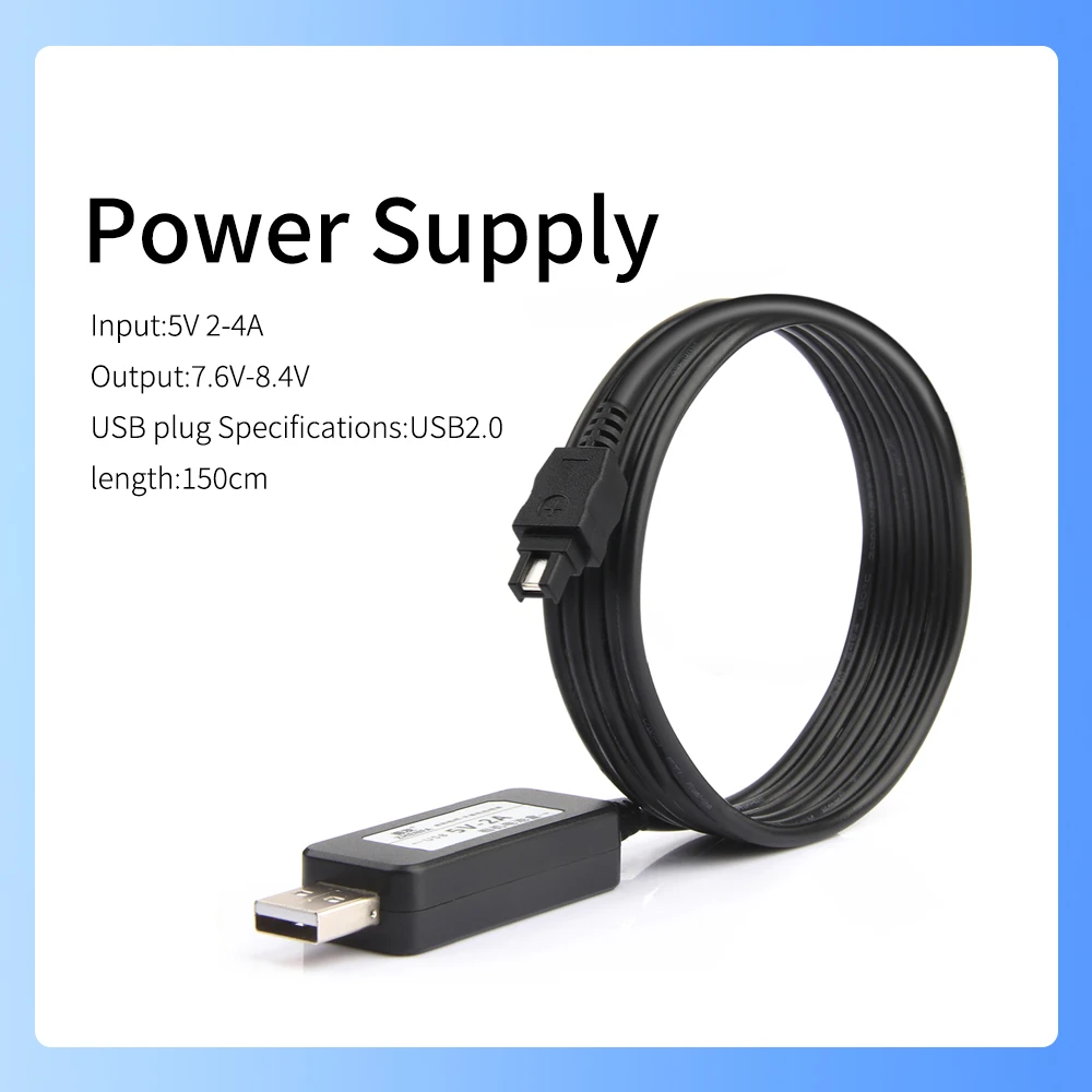 Per Adattatore Di Alimentazione Per Fotocamera Sony Dcr-Pc53 Pc55 Pc106 Pc107 Pc108 Pc109 Ip45 Ip55 Ip210 Ip220 Ip1 Ip5 Ip7 Caricabatterie Nex-Vg20 Vg