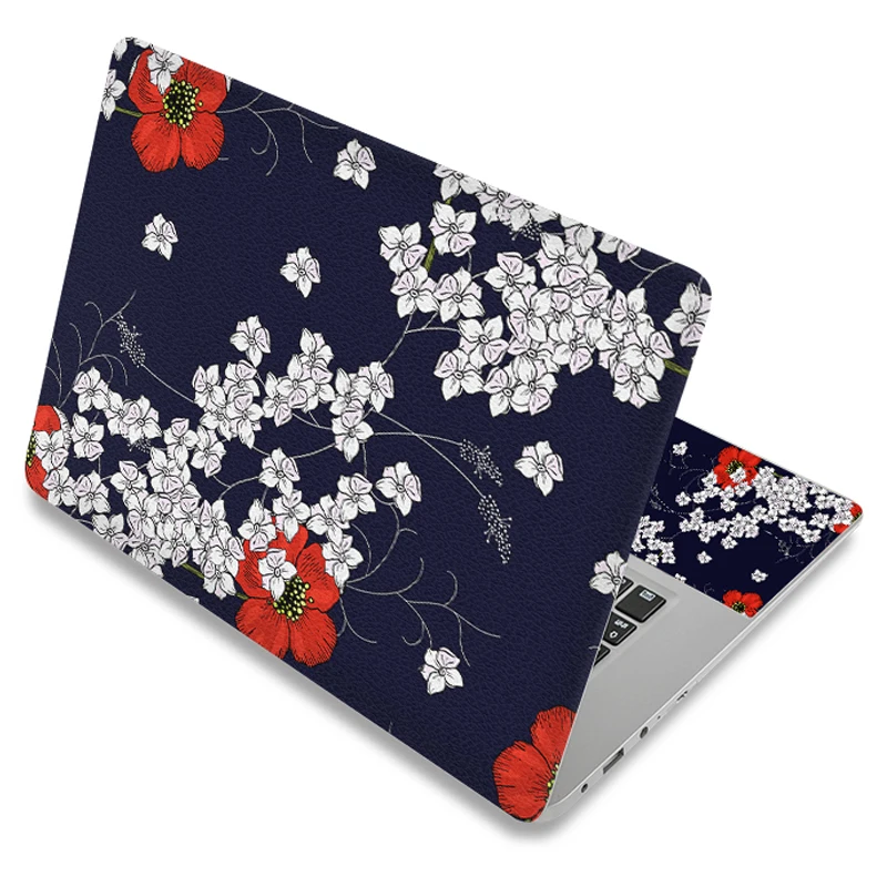 15.6 Laptop Skins Flower Hp Laptop Cover Mackbook Sticker Protector Sticker Decal Laptop Cover Skin Per 13.3 Lenovo Apple Mac