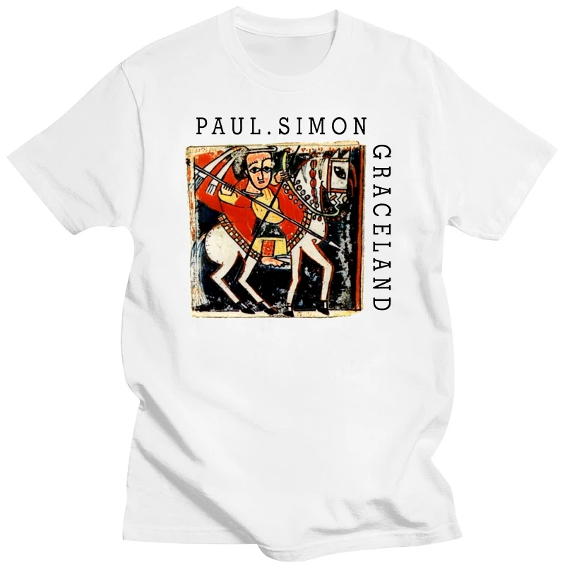 T-Shirt Australiana Vintage Anni '80 1987 Paul Simon Graceland Tour Concert