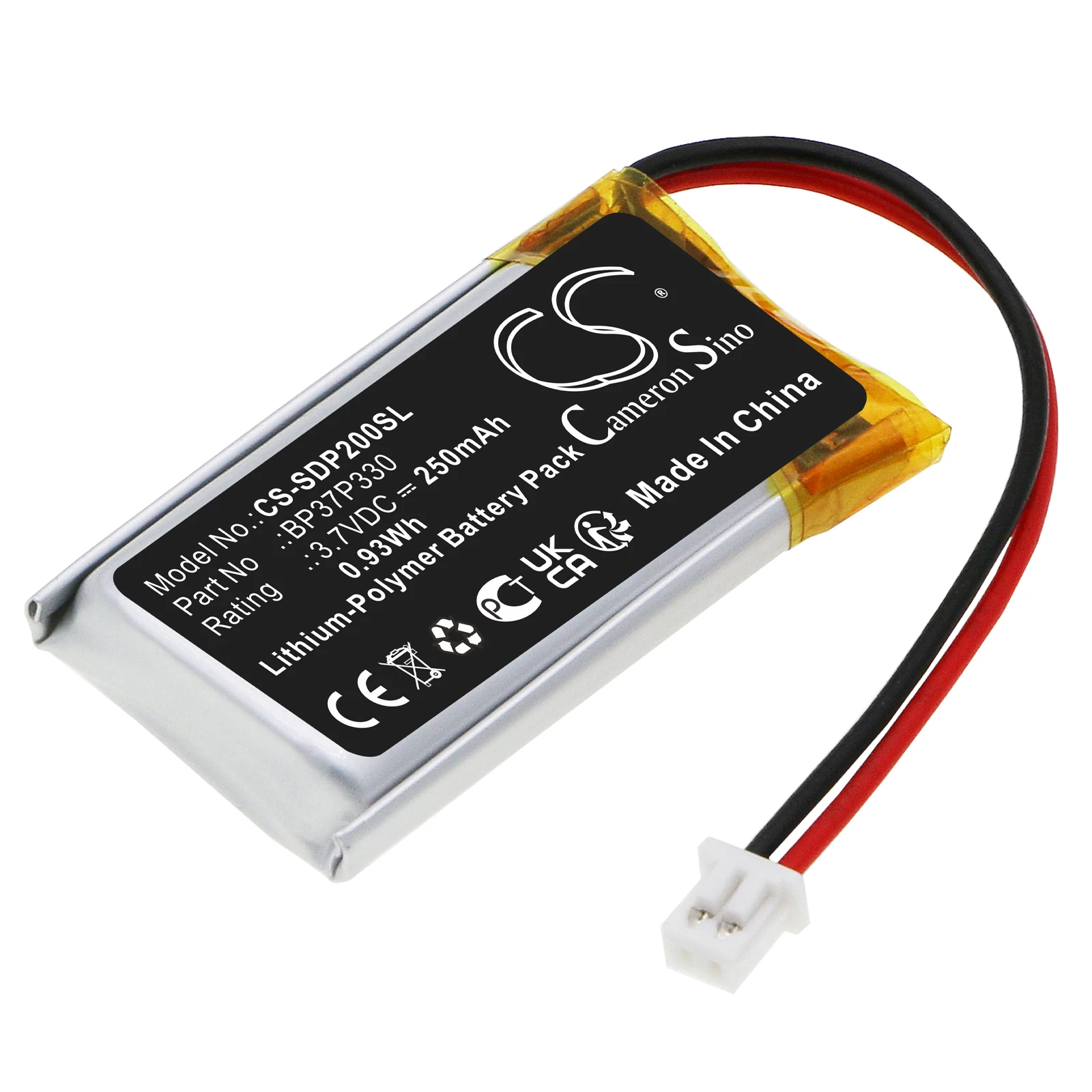 Collare Per Cani 250Mah Batteria Per Dogtra Bp37P330 Ricevitori Per Collare Elettronico Dogtra 200C 202C 208C 282C Combo 200C Collare Ricevitore 280C
