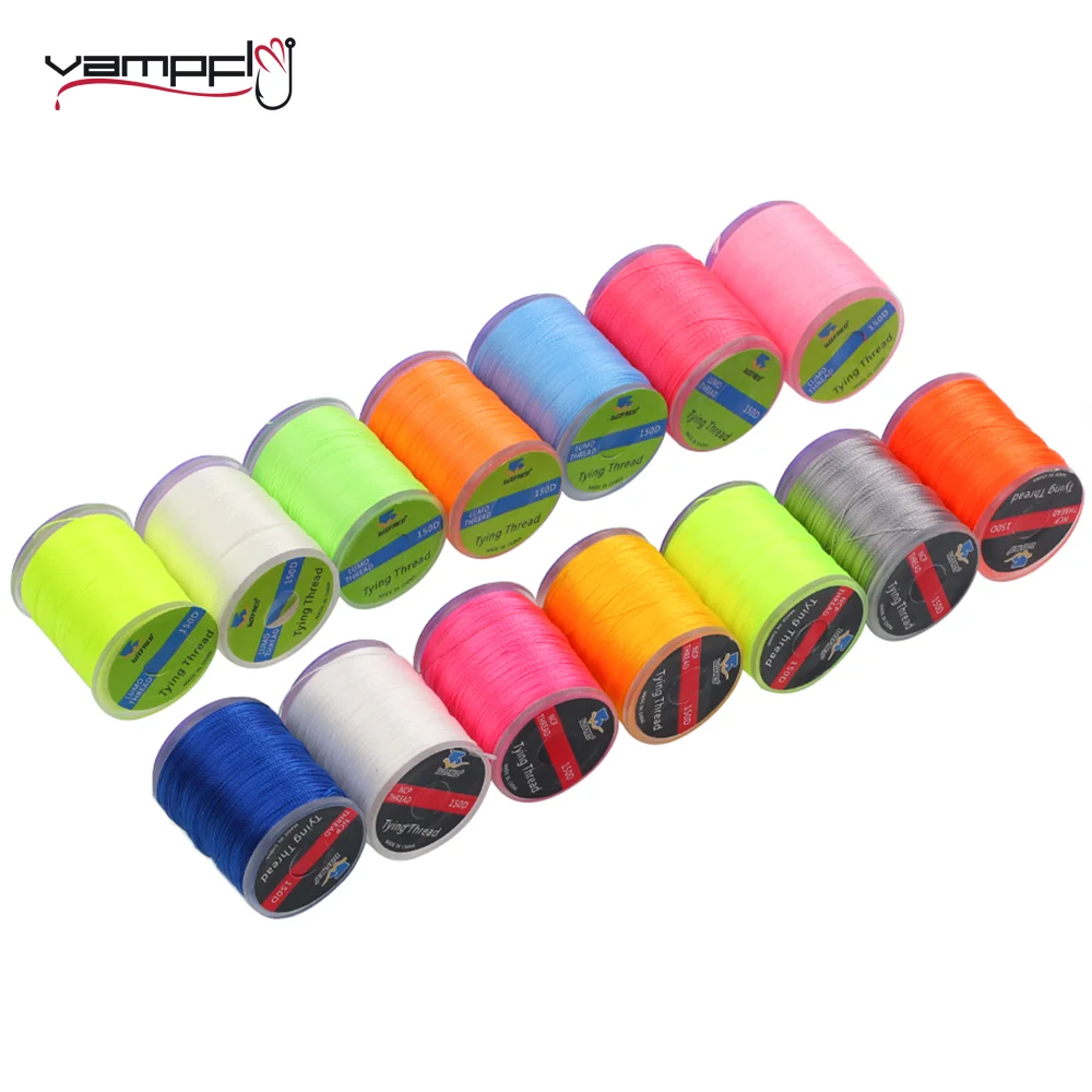 Vampfly 150D Filo Per La Costruzione Di Mosche Linea In Poliestere Per Streamer Pike Mosche Jig Assist Hook Materiale Per La Costruzione Di Mosche Acc