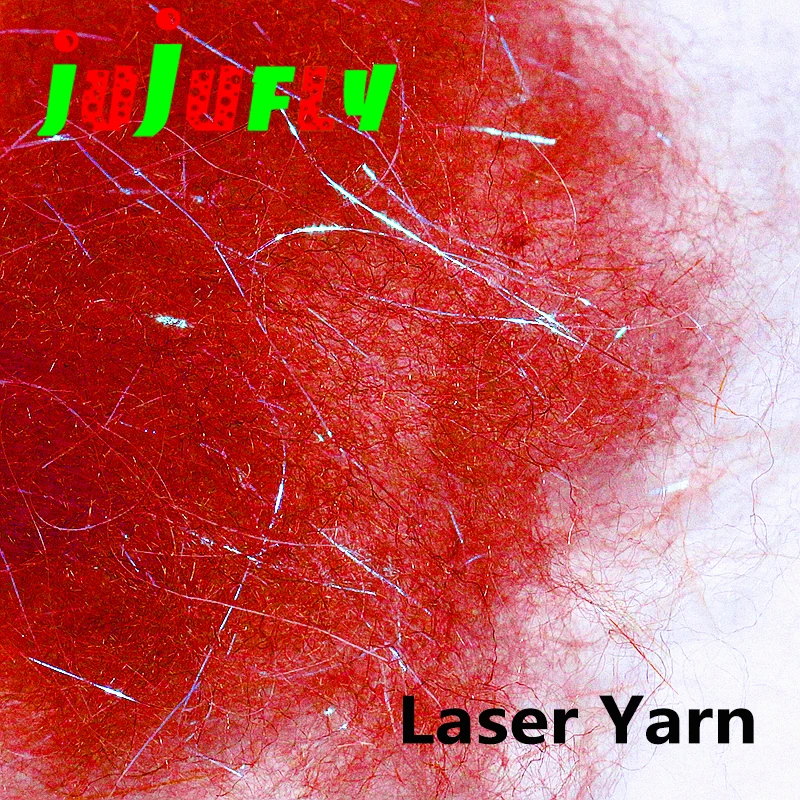 Jujufly 1Bag Unique Blend Senyo Laser Yarn Dub Sintetico Fly Tying Fiber Per Capelli Morbidi Mix Ice Laser Dub Per Bass & Trout Streamer