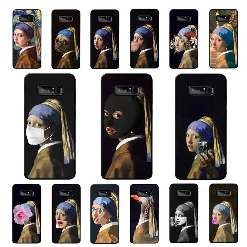Maiyaca Girl With A Pearl Earring Custodia Per Telefono Vermeer Per Samsung Note 5 7 8 9 10 20 Pro Plus Lite Ultra A21 12 02