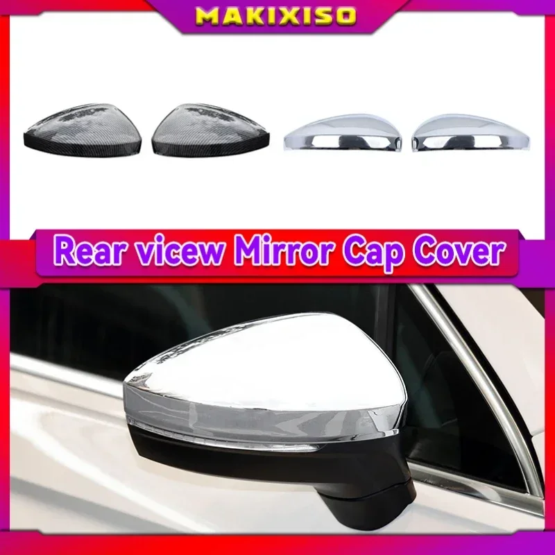 Auto Side Rearview Mirror Cover Wing Mirror Shell Cap Housing For Vw Tiguan 2017 2018