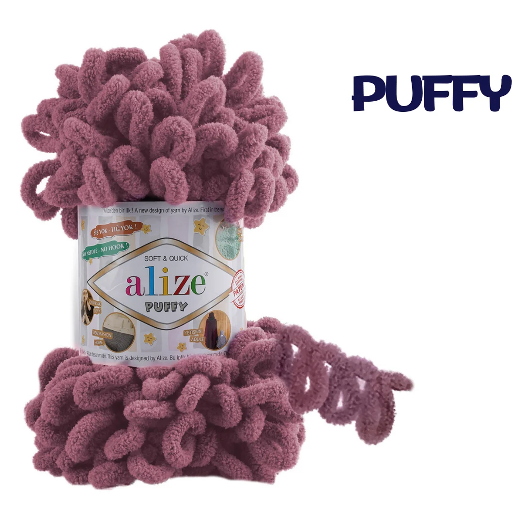 Alize Puffy Soft Plush Finger Knitting Yarn Per Maglieria A Mano Amigurumi Diy Baby Maglieria Sciarpa Coperta Maglione Cardigan Berretti