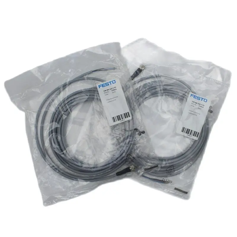 Festo Cavo Di Collegamento Sim-M8-3Gd-5-Pu 159421 Sim-M8-3Wd-5-Pu 159423 Sim-M12-5Gd-2,5-Pu 175715 Sim-M12-5Gd-5-Pu 175716 Sim