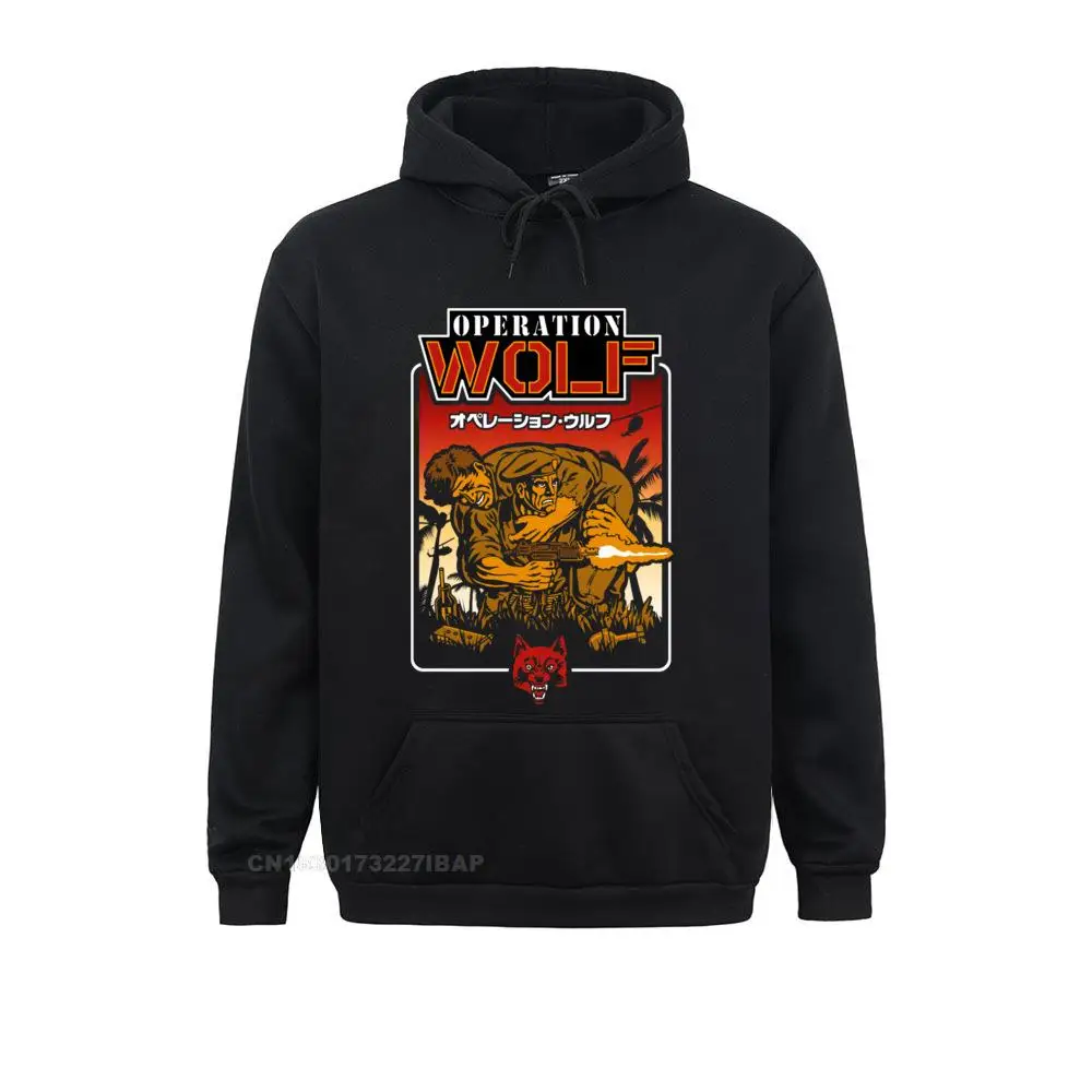 Abbigliamento Sportivo Da Uomo Vintage Arcade Game Operation Wolf Nice Cotton Leisure Christmas Streetwear Retro La Camiseta