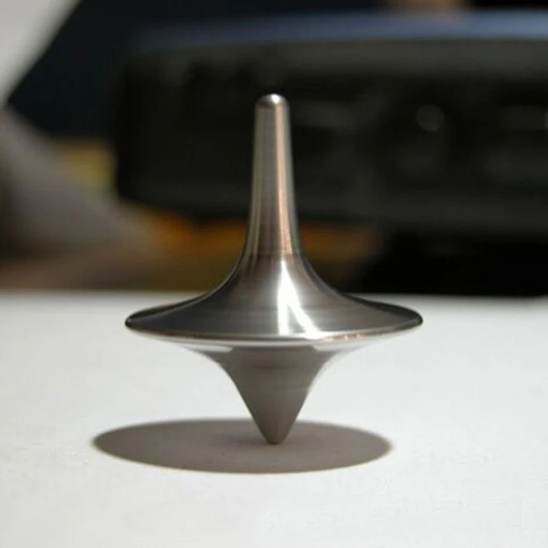 Disney Start Metal Gyro Great Accurate Silver Spinning Top Hot Movie Totem Print Spinning Top Toys Regali Di Compleanno