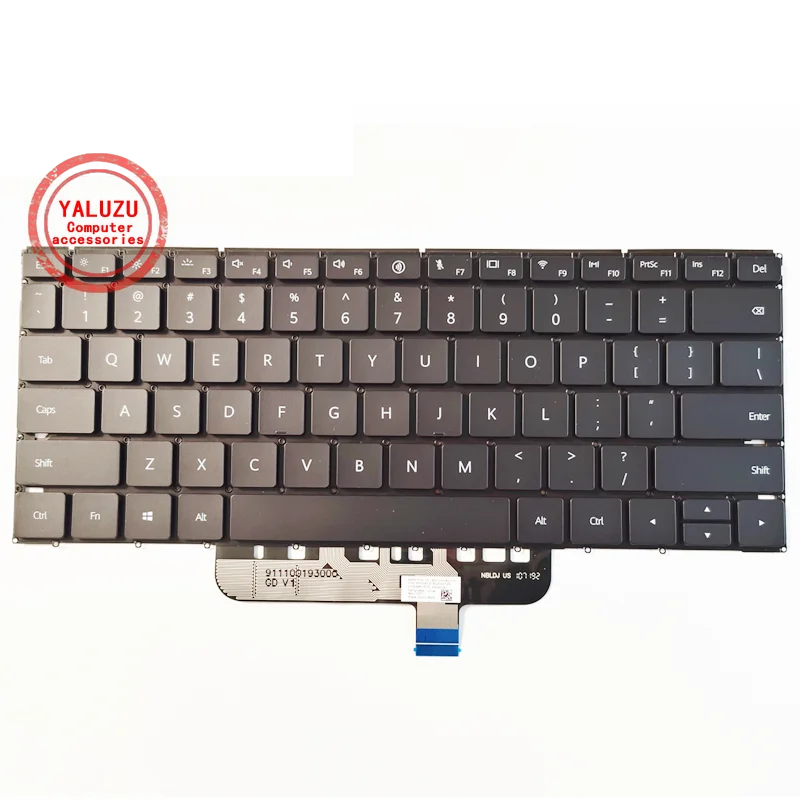 Nuova Tastiera Usa/Ru Per Huawei Matebook 13S 14S Emd-W56 Emd-W76 Hkd-W76 Hkd-W56 Emd Led W56 W76 Laptop