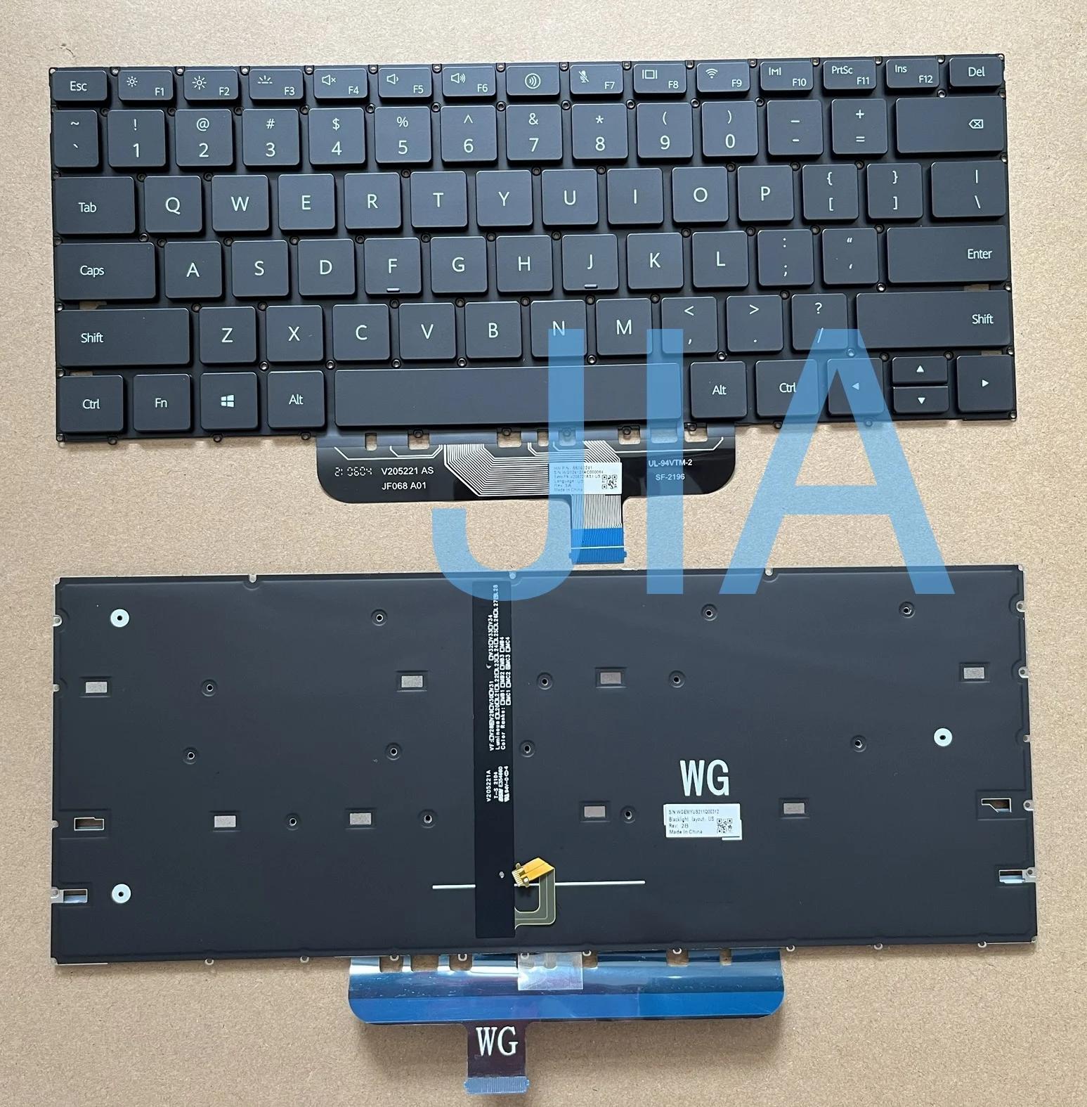 Tastiera Inglese Usa Per Huawei Matebook 13S 14S Emd-W56 Emd-W76 Hkd-W76 Hkd-W56 Emd Or W56 W76 Retroilluminato
