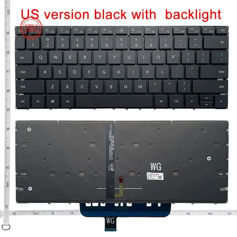 Nuovo Ru/Us Tastiera Inglese Per Huawei Matebook 13S 14S Emd-W56 Emd-W76 Hkd-W76 Hkd-W56 Emd Hkd W56 W76 Retroilluminato