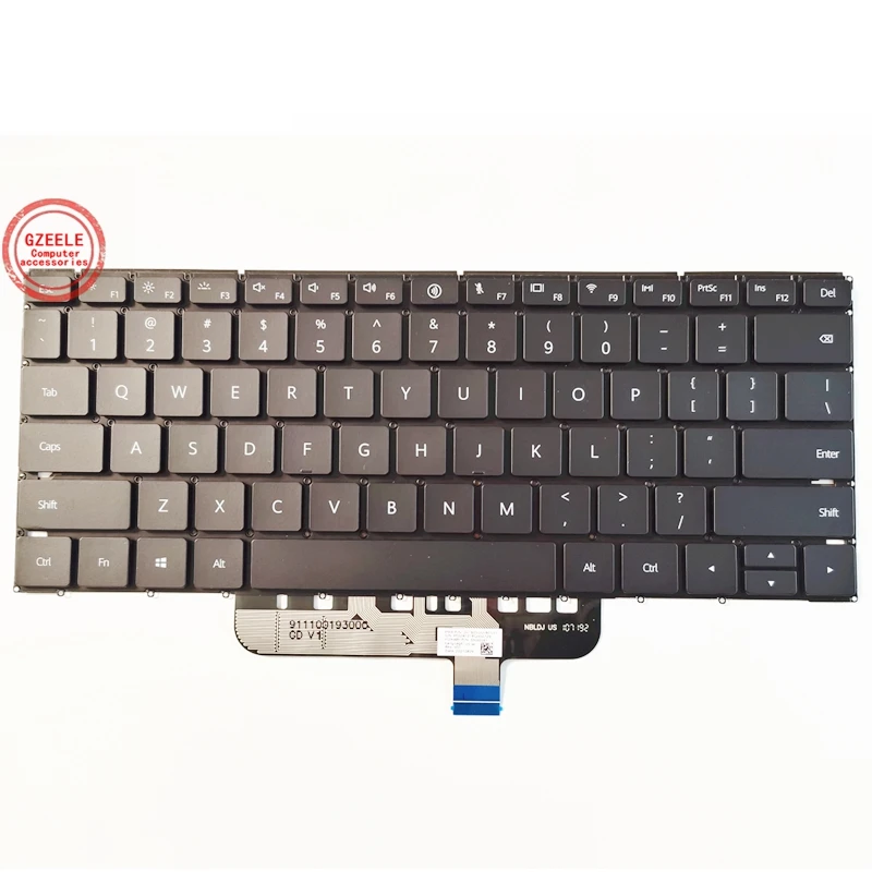 Nuovo Ru/Us Tastiera Inglese Per Huawei Matebook 13S 14S Emd-W56 Emd-W76 Hkd-W76 Hkd-W56 Emd Hkd W56 W76 Retroilluminato
