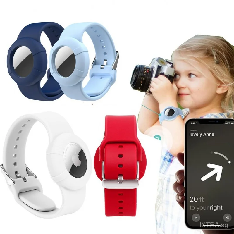 Braccialetto Airtag Compatibile Con Airtag, Braccialetto Airtag Regolabile Morbido, Cinturino Airtag Per Bambini Bambino Bambino Bambini Anziani