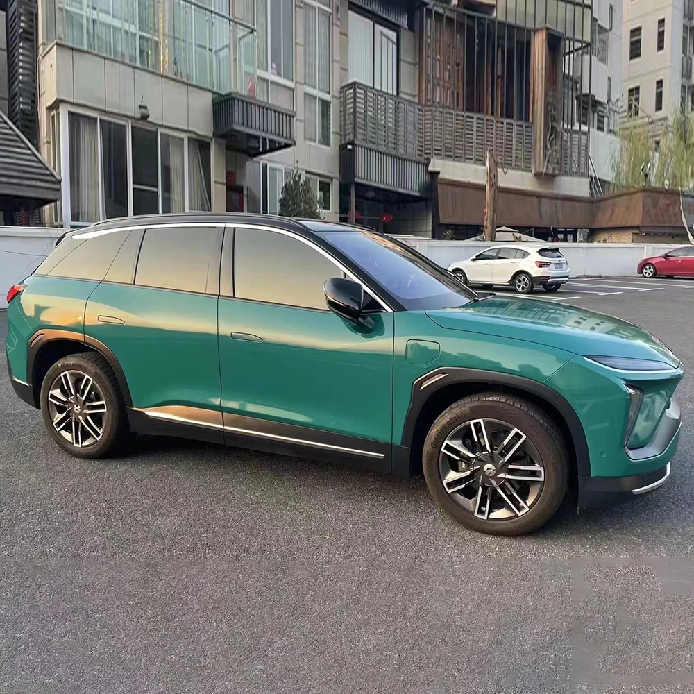 Wrapmaster Super Glossy Crystal Windstorm Green Car Wrap Vinile Pvc Pellicola Autoadesiva Per Auto