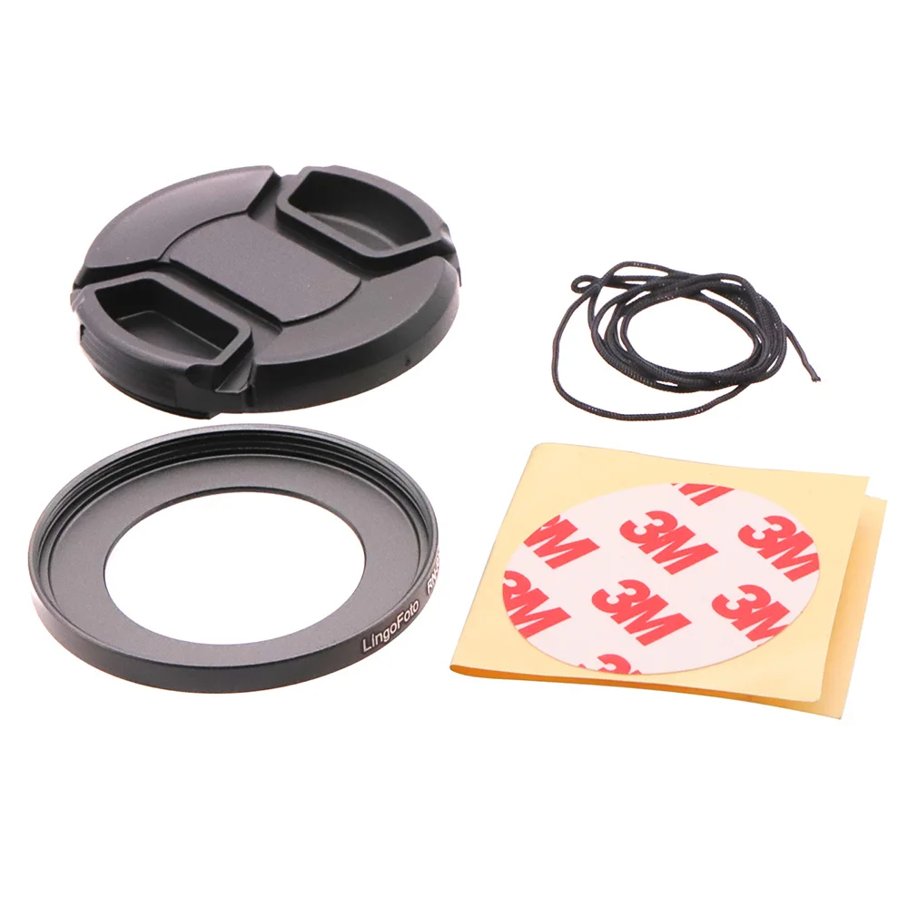Rn-Rx100Vi 52Mm Filter Adapter And Lens Cap Set For Sony Rx100 Vi Camera Accessories Ll1618