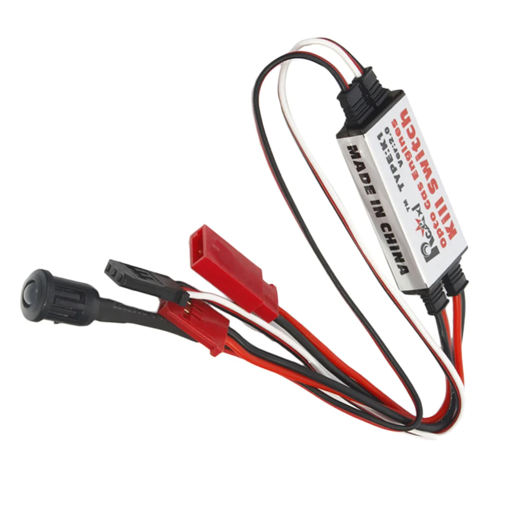 1X Opto Gas Engine Kill Switch Opto Gas Engine Kill Switch V2.0 Interruttore Di Spegnimento Per Pezzi Di Ricambio Dle20/Dle30/Dle55/Agm