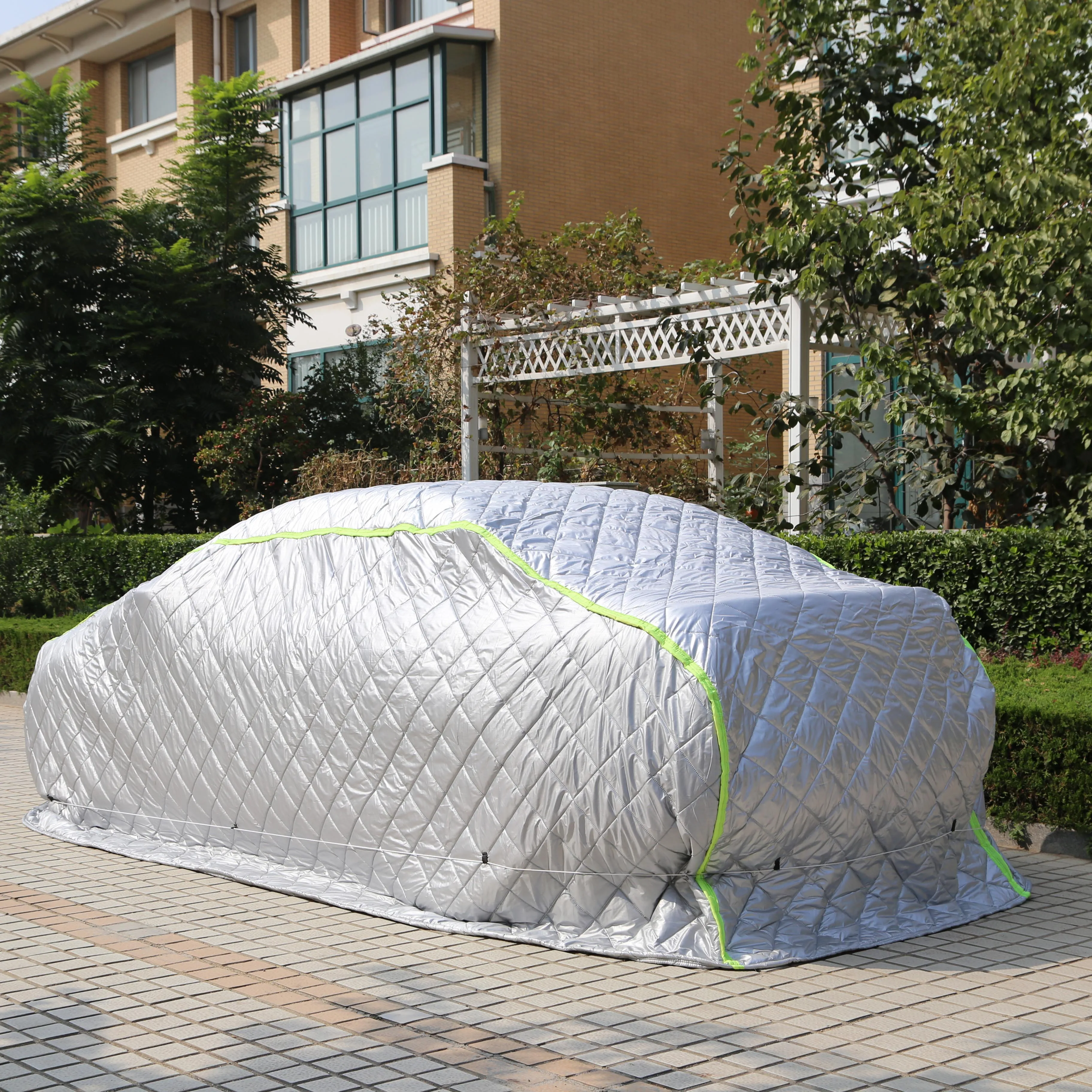 All Weather Heavy Duty Car Cover Anti Freezing Snow Heat Proof Fireproof Car Front Windshield Snow Hail Proof Cover