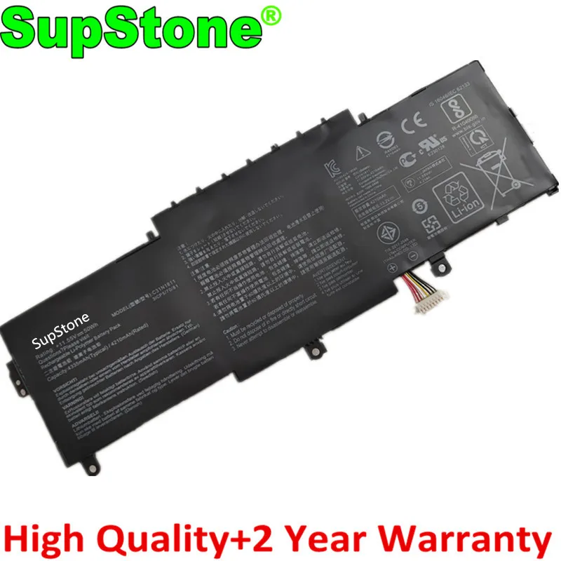 Batteria Per Laptop Supstone C31N1811 Per Asus Zenbook Ux433Fa Ux433Fn Ux433Fx U4300F U4300Fa U4300Fn Bx433F Rx433Fn Muslimate
