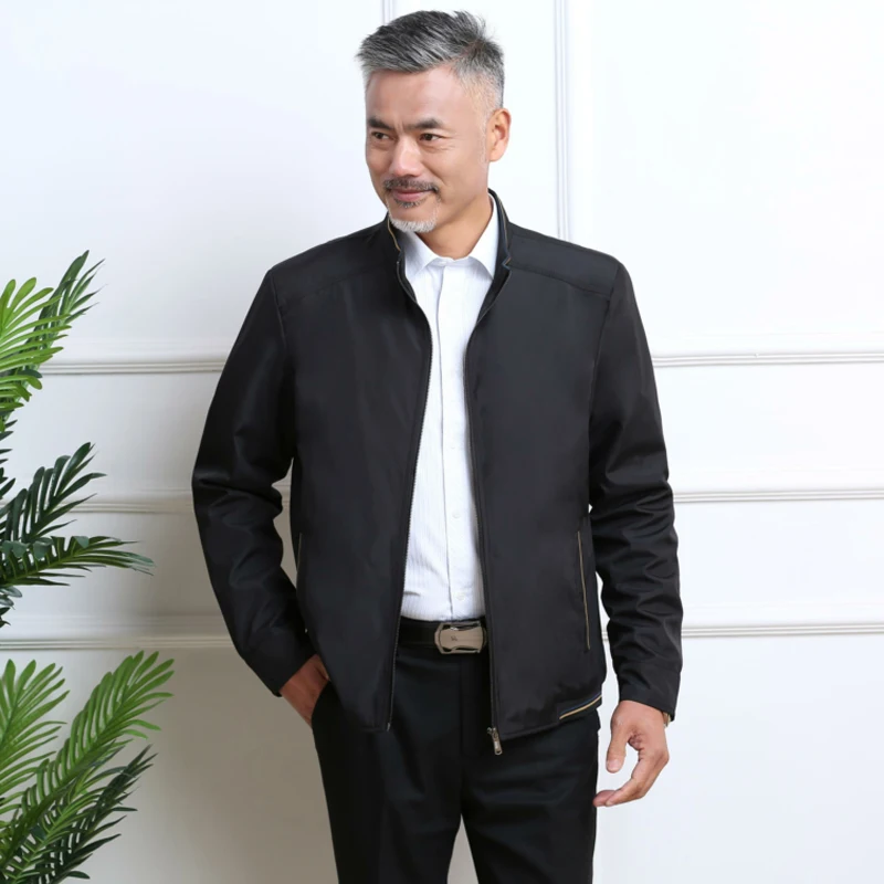 2022 Nuovo Arrivo Primavera Autunno Giacche Da Uomo Solid Fashion Cappotti Uomo Casual Slim Stand Collar Bomber Jacket Uomo Soprabito M-3Xl