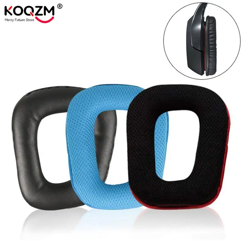 2Pcs Ear Pads Earpads Cushions Cover For Logitech G35 G430 G432 G332 G930 F450 Headphone Earpads Earmuffs Headphones Accessories