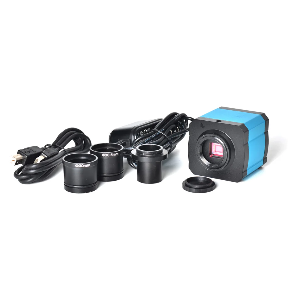 14Mp 1080 P Hdmi Usb Industria Digitale Fotocamera Con Ccd C-Mount Adattatori Per Obiettivi Fotografici Di Controllo Stereo Microscopio Della Macchina