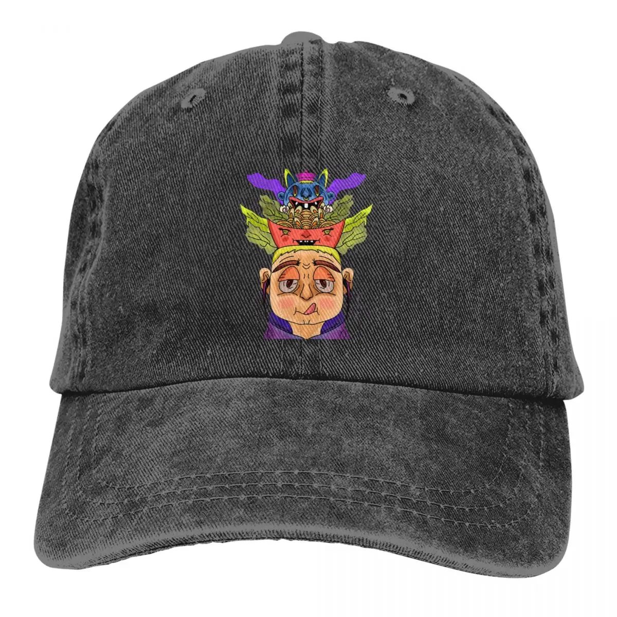 Pure Color Dad Hats Ramen Chinese Noodles Women'S Hat Sun Visor Baseball Caps Japanese Cartoon Peaked Cap