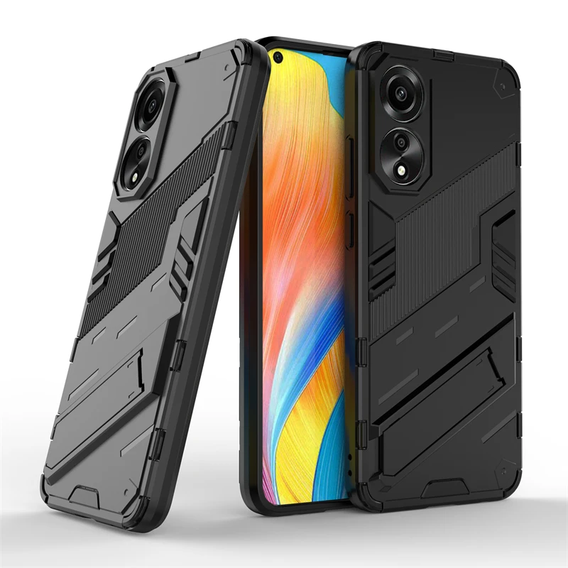 Per Oppo A78 Cover Case Oppo A78 4G Capas New Armor Phone Bumper Back Cover Antiurto Per Cavalletto Per Oppo A78 A 78 Fundas