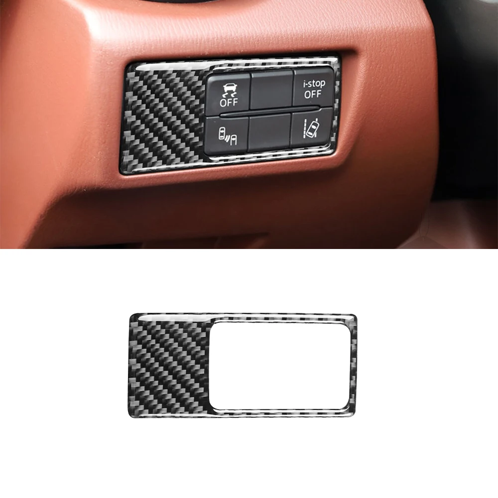 Per Mazda Mx-5 Mx5 2016 2017 2018 2019 2020 Cornice Di Controllo Della Luce Decorazione Copertura Trim Decal Accessorio Per Interni Auto In Fibra Di C