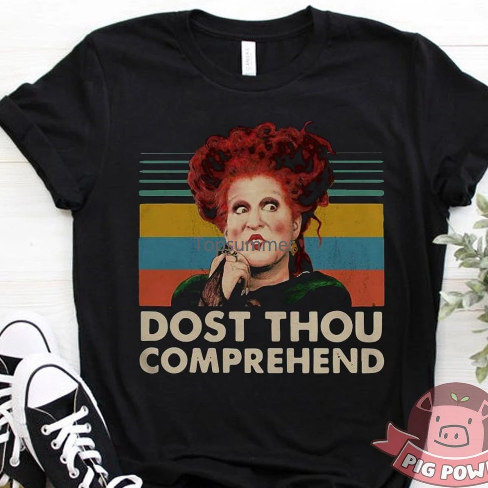 Vintage Dost You Compaise Shirt Sanderson Sisters For Fall Tee Winifred Sanderson Shirt Hocus Pocus T-Shirt Funny