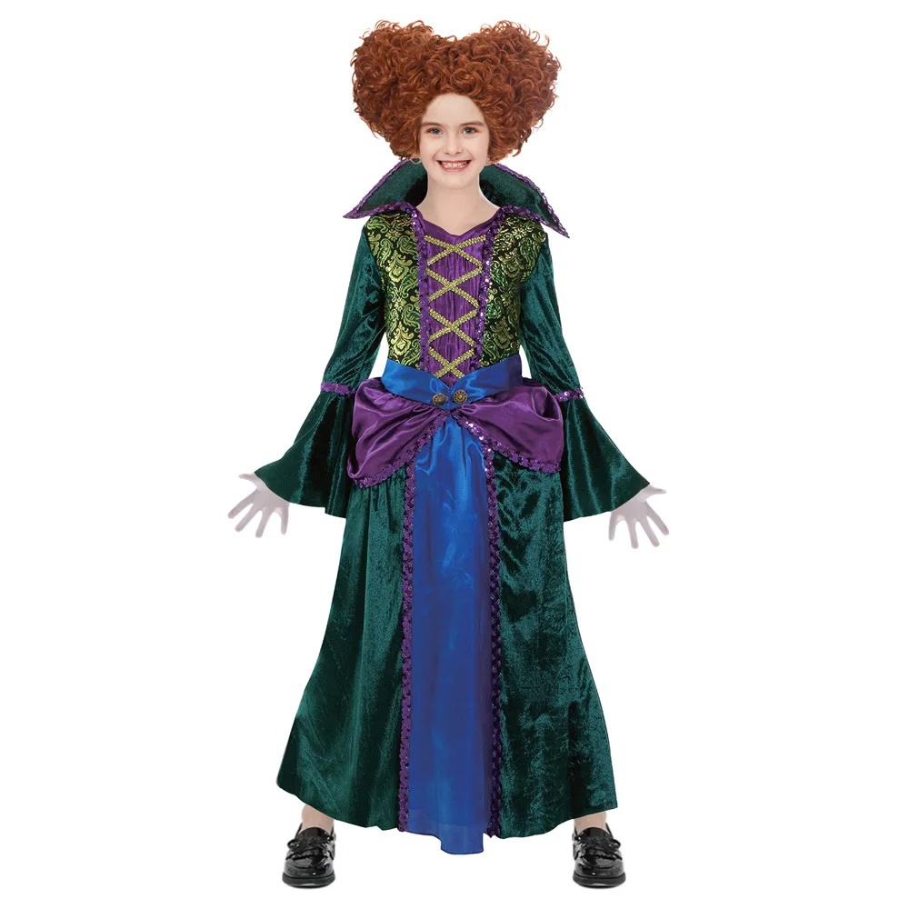 Hocus Pocus Costume Winifred Sanderson Costume Cosplay Vestito Vestito Uniforme Costume Di Carnevale Di Halloween
