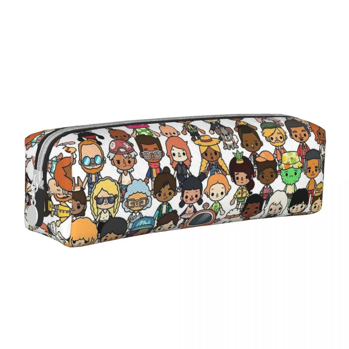 Toca Life World Pencil Cases Gioco Cartoon Pencil Pouch Pen For Girls Boys Large Storage Bags Studenti School Zipper Stationery