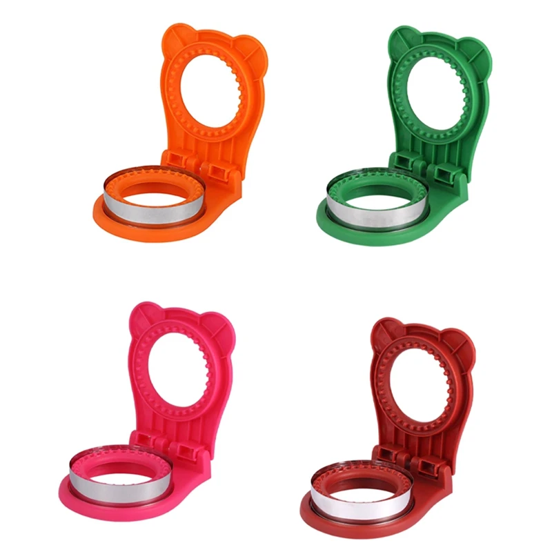 4 Pezzi Taglierina Per Sandwich E Sigillante Fai Da Te Biscotto Tasca Panini Maker Sandwich Pane Pancake Maker Per Colazione Sandwich Maker