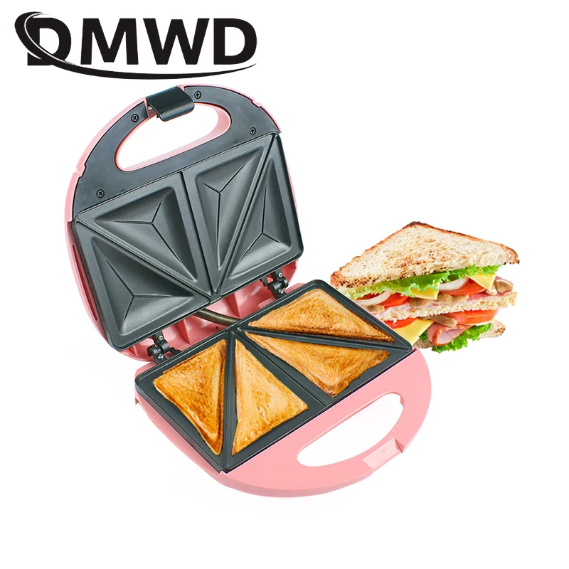 Electric Sandwich Maker Mini Bread Baking Pan Antiaderente Toast Grill Forno Waffle Machine Muffin Pancake Baker Eu Plug