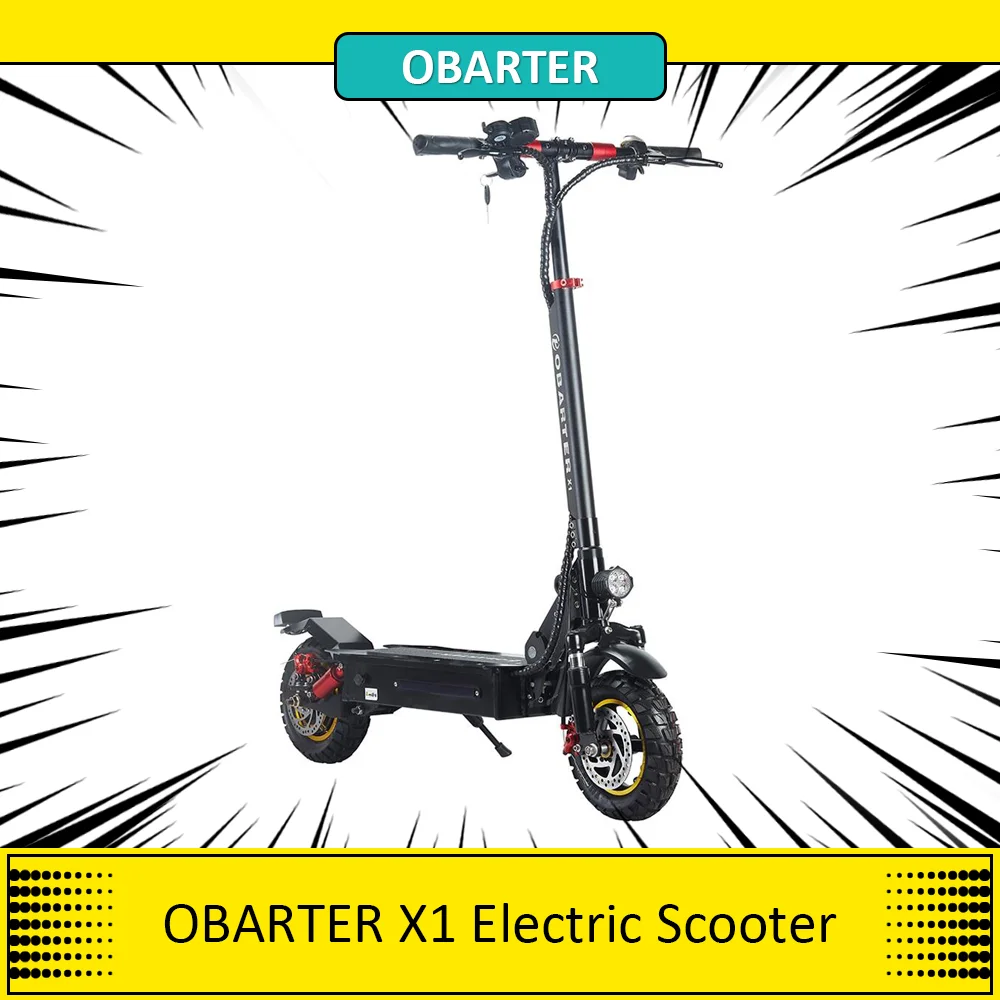 Eu Stock Obarter X1 Scooter Elettrico 48V 500W Moter 21Ah Batteria 55 Km/H Velocità Massima 40-50Km Gamma Massima Scooter Per Adulti