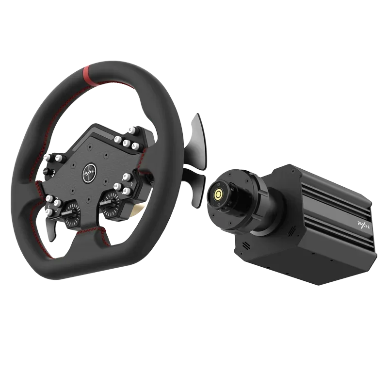 Pxn V12Lite Videogioco Steeing Wheel Gaming Direct Drive, 11 Pollici Dial Simulator Racing Wheel Per Ps5, Per Xbox Series, Pc