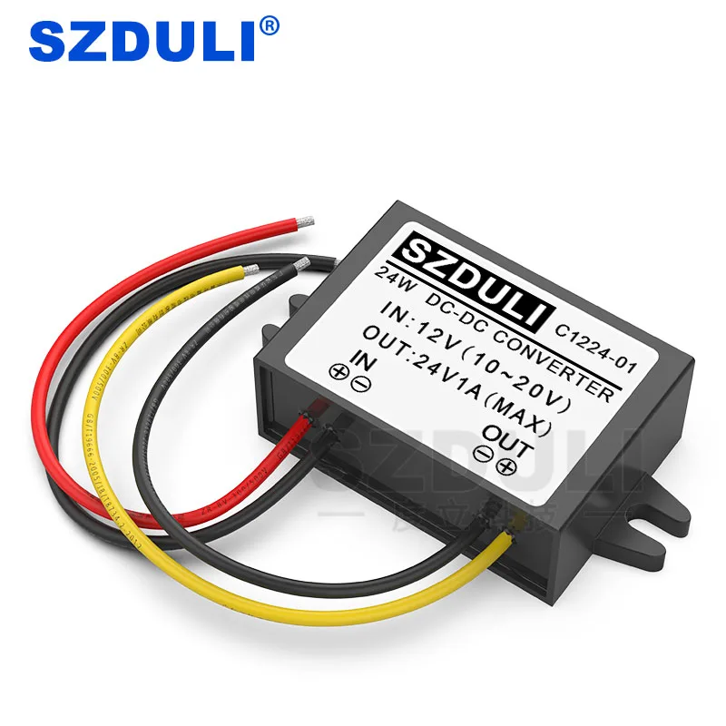 Dc 12 V A Dc 24 V 1A Boost Automotive Power Converter Regolatore Boost Da 12 Volt A 24 Volt