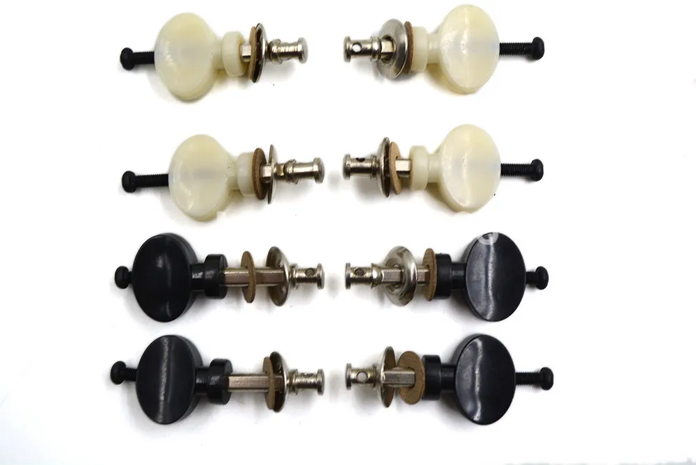1 Set Di Ukulele Guitar Tuning Pegs Tuners Machine Head 2L + 2R Spedizione Gratuita