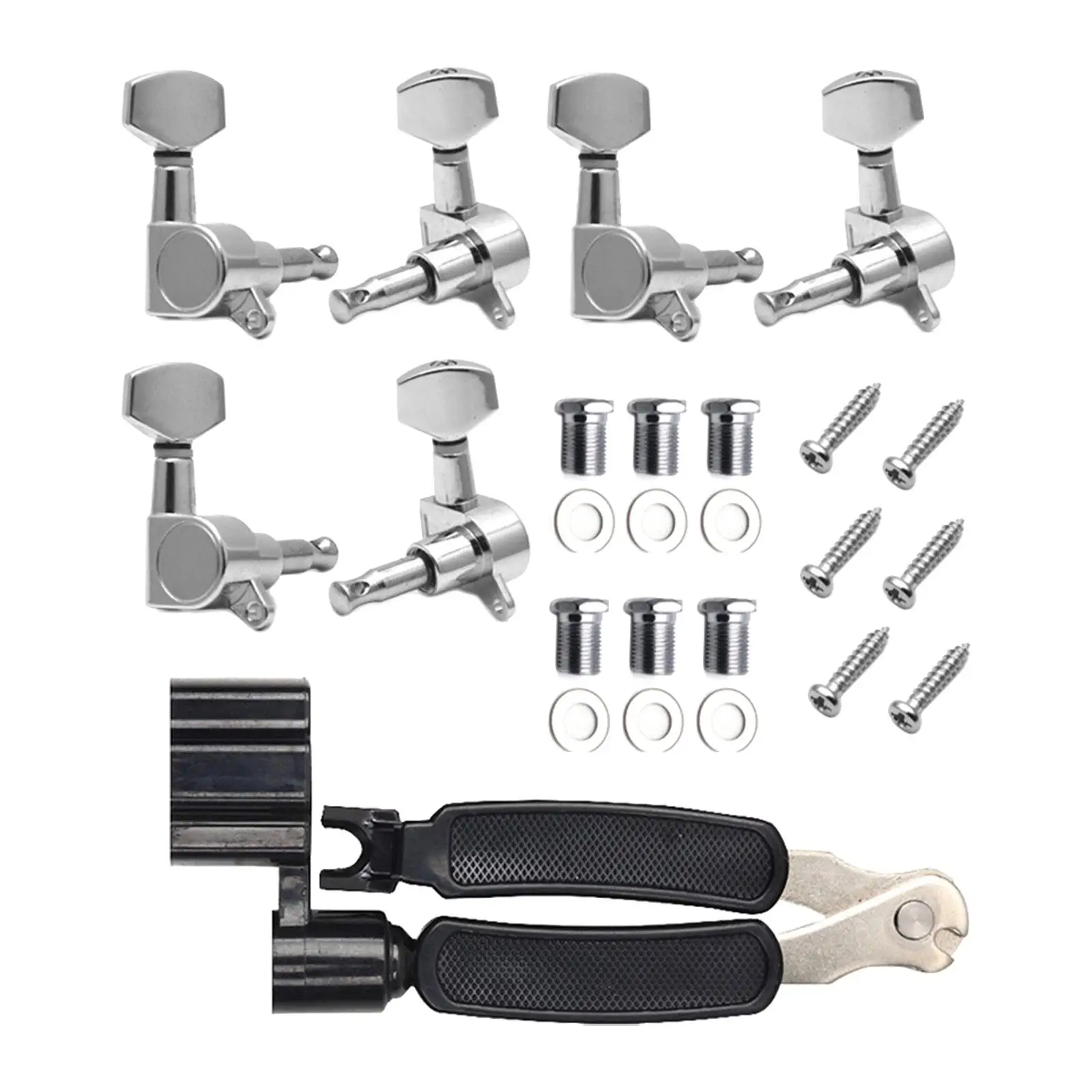 6 Pezzi String Tuning Pioli Accessorio Per Chitarra Con Viti Sostituisce Manopole Tuning Keys Tuner Teste Della Macchina Per Chitarra Folk Classica