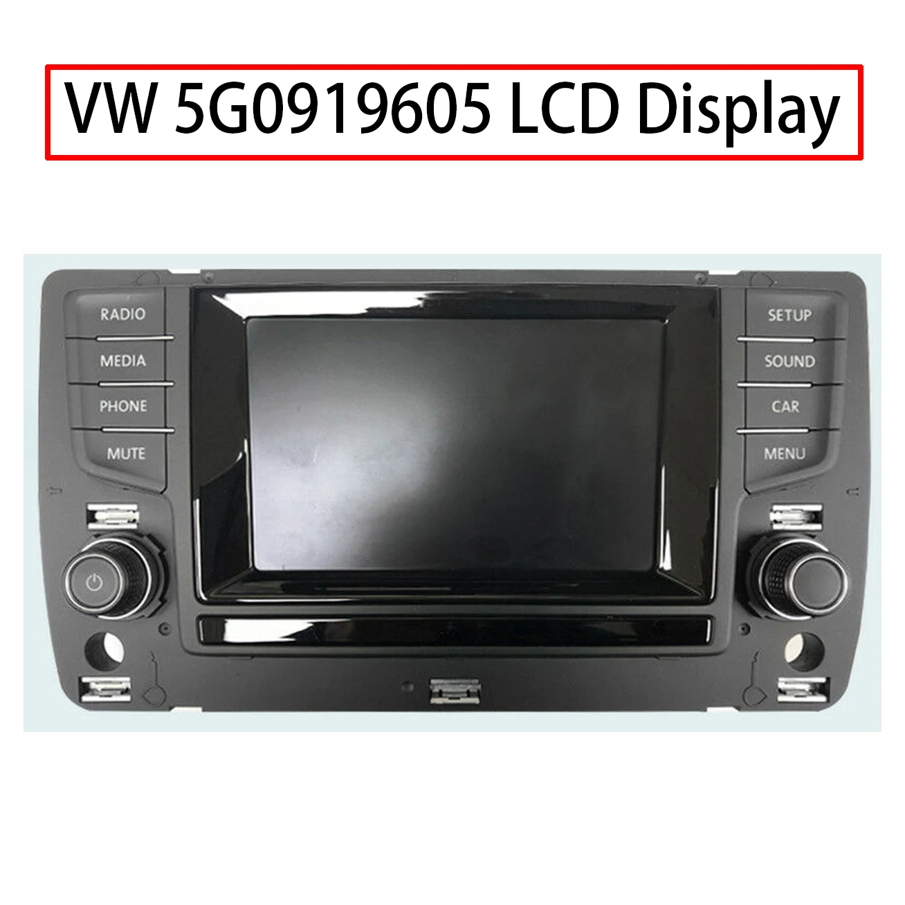 Originale Usato 95% Nuovo Display Lcd Per Vw Golf Mk7 Schermo Radio Display 5G0919605 Pannello Stereo Touchscreen Multimediale