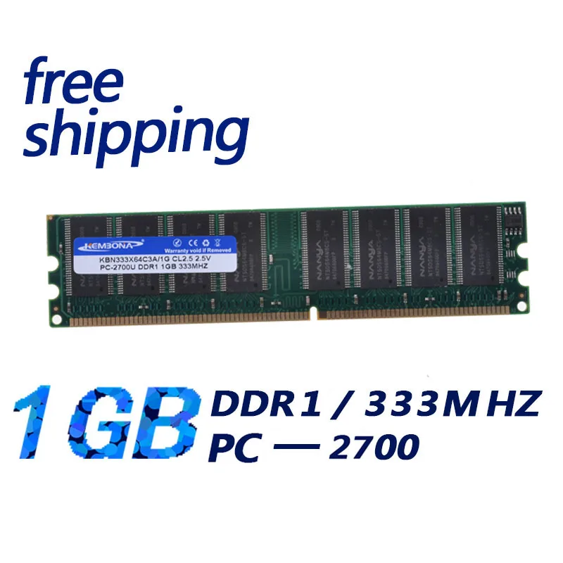 Kembona Prezzo All'Ingrosso Poco Costoso Di Memoria Ddr Ram Ddr1 1 Gb 1G 333 Mhz Pc2700 Compatibile Con Tutti Motherboard
