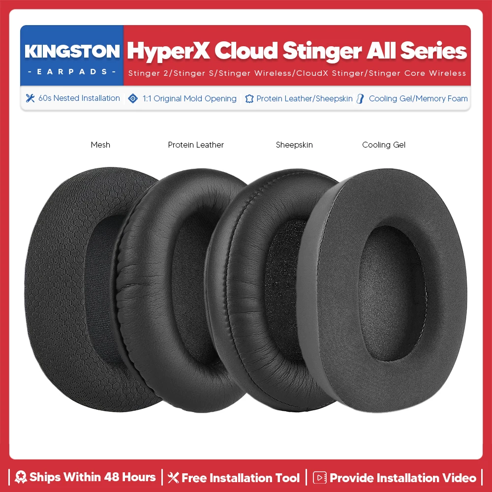 Cuscinetti Auricolari Di Ricambio Per Hyperx Cloud Stinger S Cloudx Stinger 2 Core Accessori Per Cuffie Wireless Auricolare Cuscino Per L'Orecchio